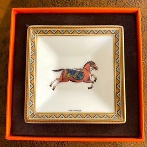 Hermes Cheval d’Orient square dish